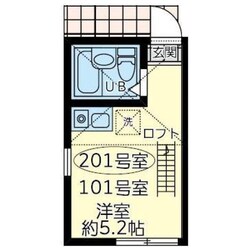 ユナイト浜町ロナルド・コースの物件間取画像